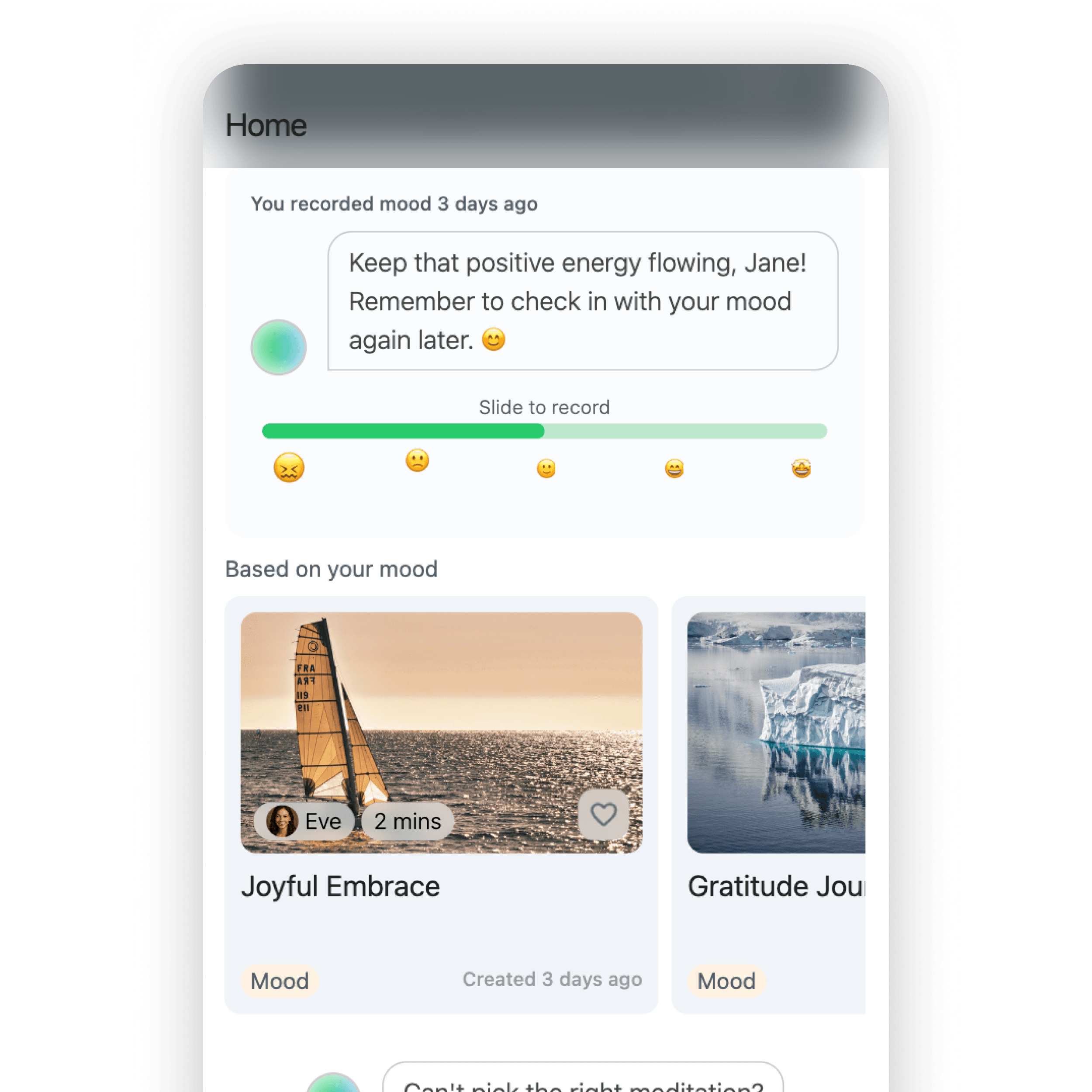 AI Mood Tracking and Analysis - ChatGPT for Meditations Pattern Recognition and Mental Health Insights Dashboard
