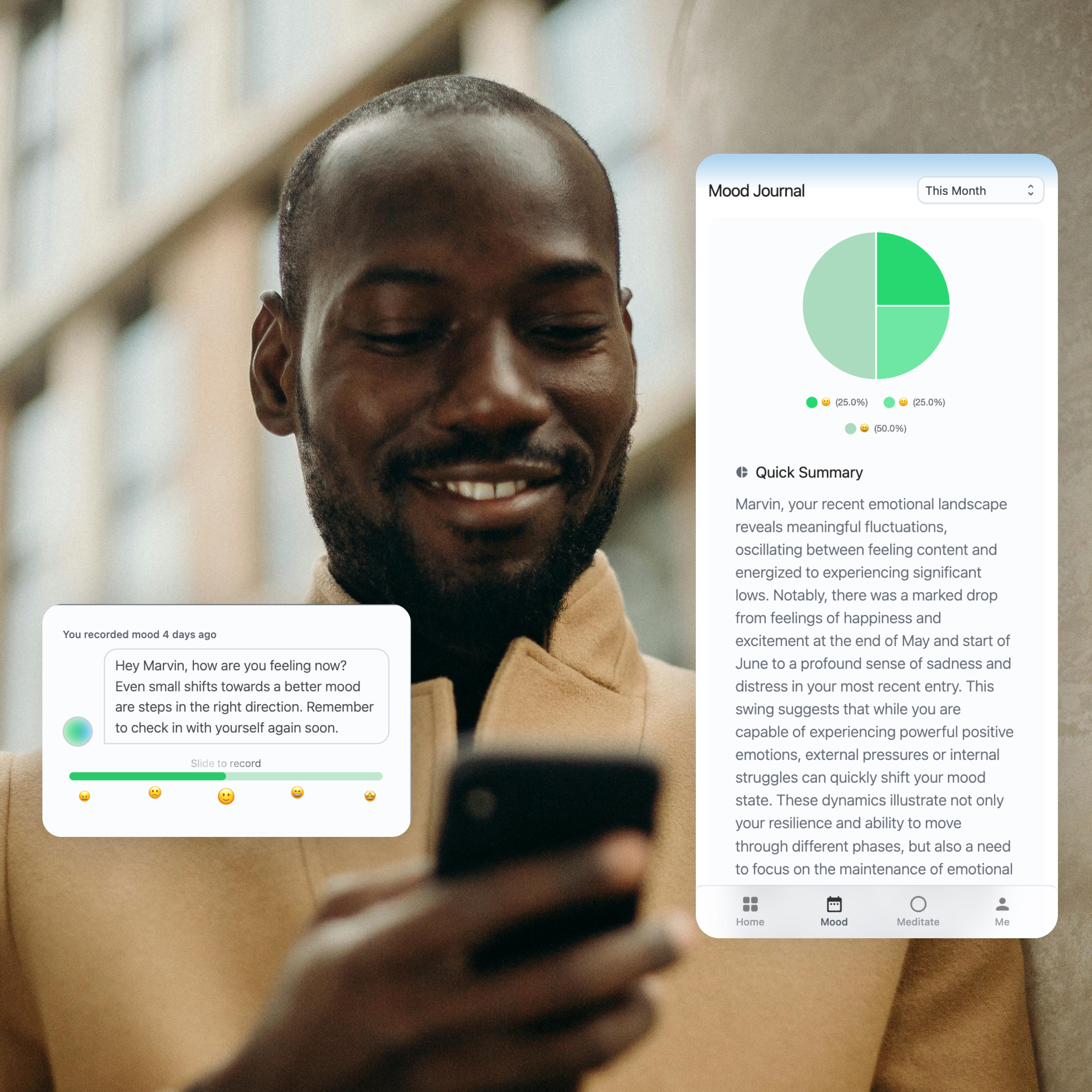 relaxfrens ai chat feature screenshot